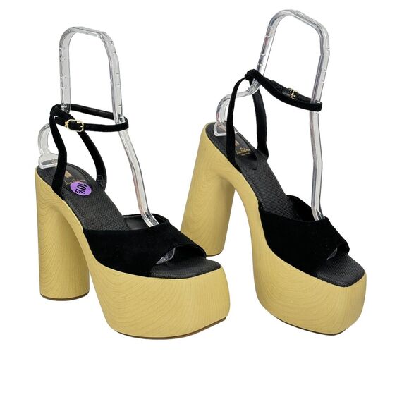 Sam Edelman Women\'s Grayson Platform Sandal SZ 10.5 Black Ultra Heel Chunky NEW main image 7